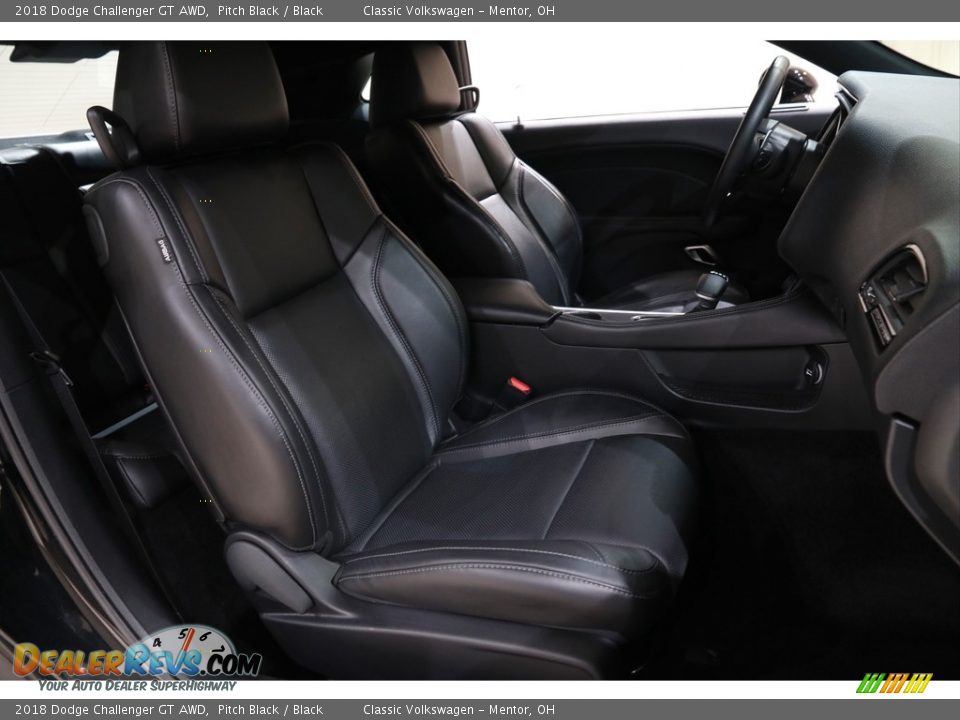 2018 Dodge Challenger GT AWD Pitch Black / Black Photo #17
