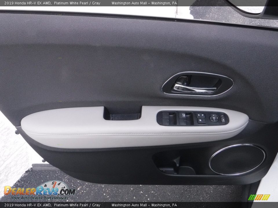 2019 Honda HR-V EX AWD Platinum White Pearl / Gray Photo #13