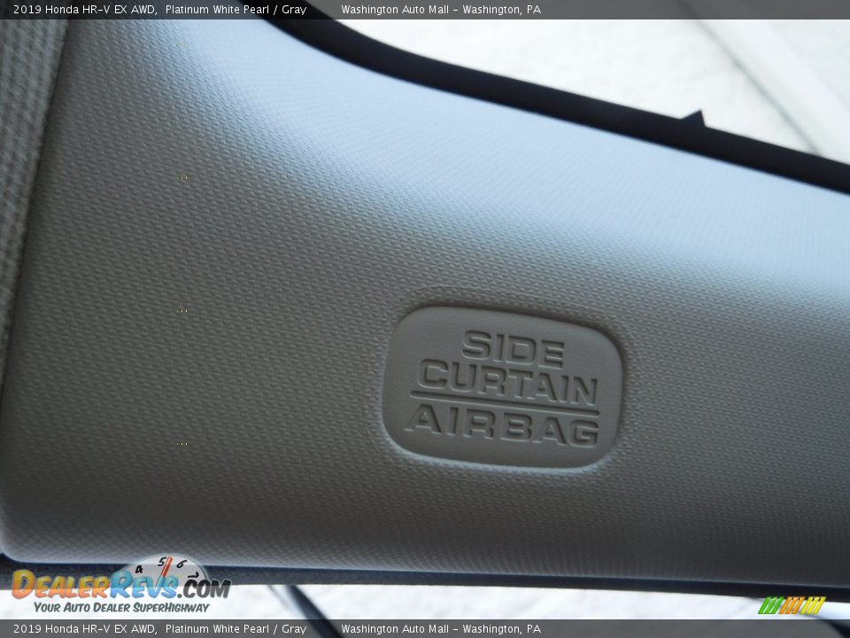 2019 Honda HR-V EX AWD Platinum White Pearl / Gray Photo #17