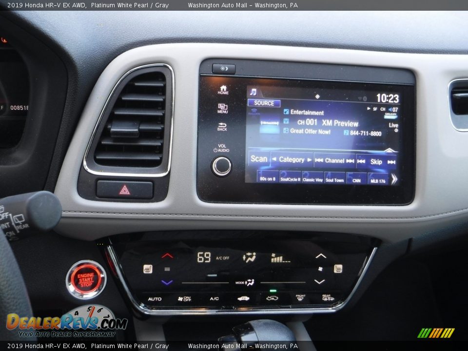 2019 Honda HR-V EX AWD Platinum White Pearl / Gray Photo #18