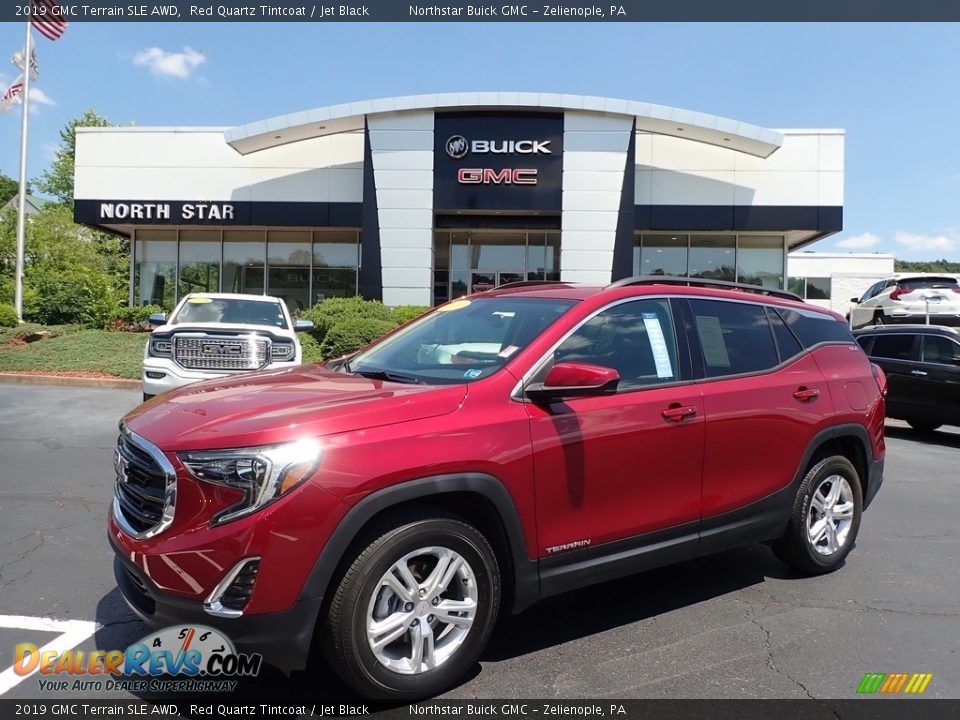 2019 GMC Terrain SLE AWD Red Quartz Tintcoat / Jet Black Photo #1