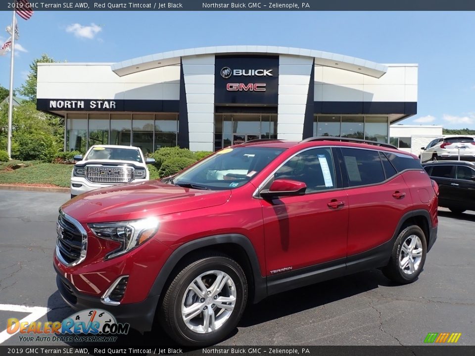 2019 GMC Terrain SLE AWD Red Quartz Tintcoat / Jet Black Photo #1