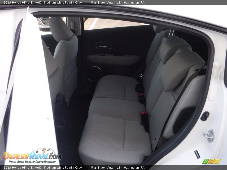 2019 Honda HR-V EX AWD Platinum White Pearl / Gray Photo #24