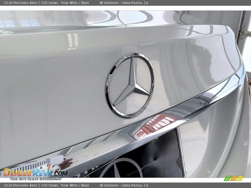 2018 Mercedes-Benz C 300 Sedan Polar White / Black Photo #7