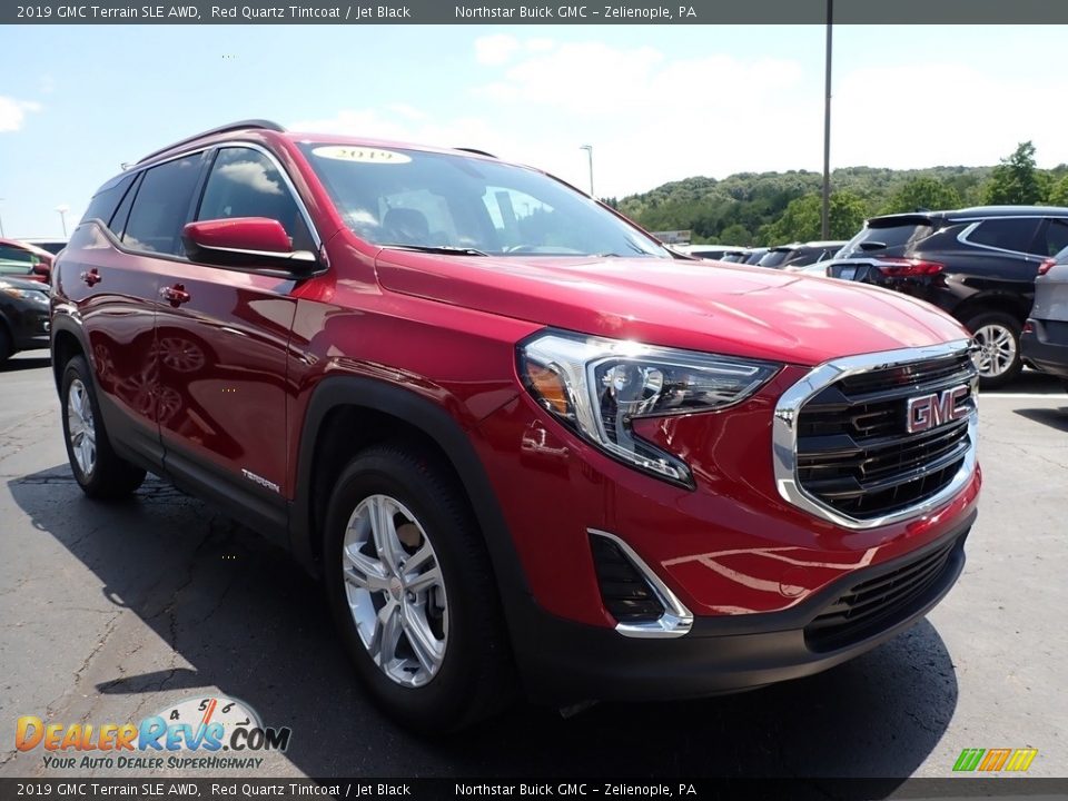 2019 GMC Terrain SLE AWD Red Quartz Tintcoat / Jet Black Photo #4