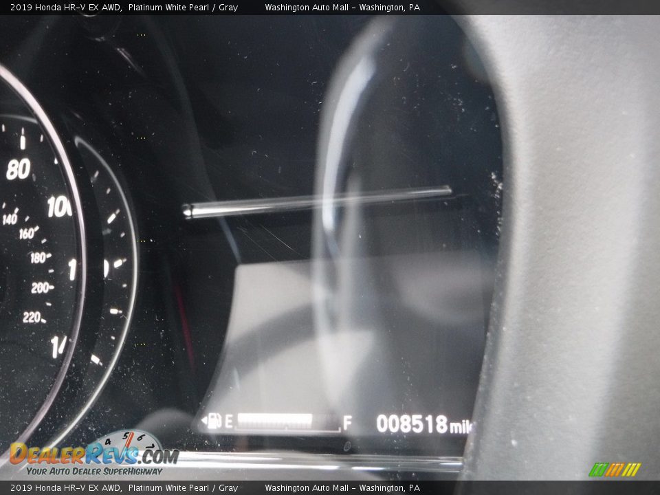 2019 Honda HR-V EX AWD Platinum White Pearl / Gray Photo #28