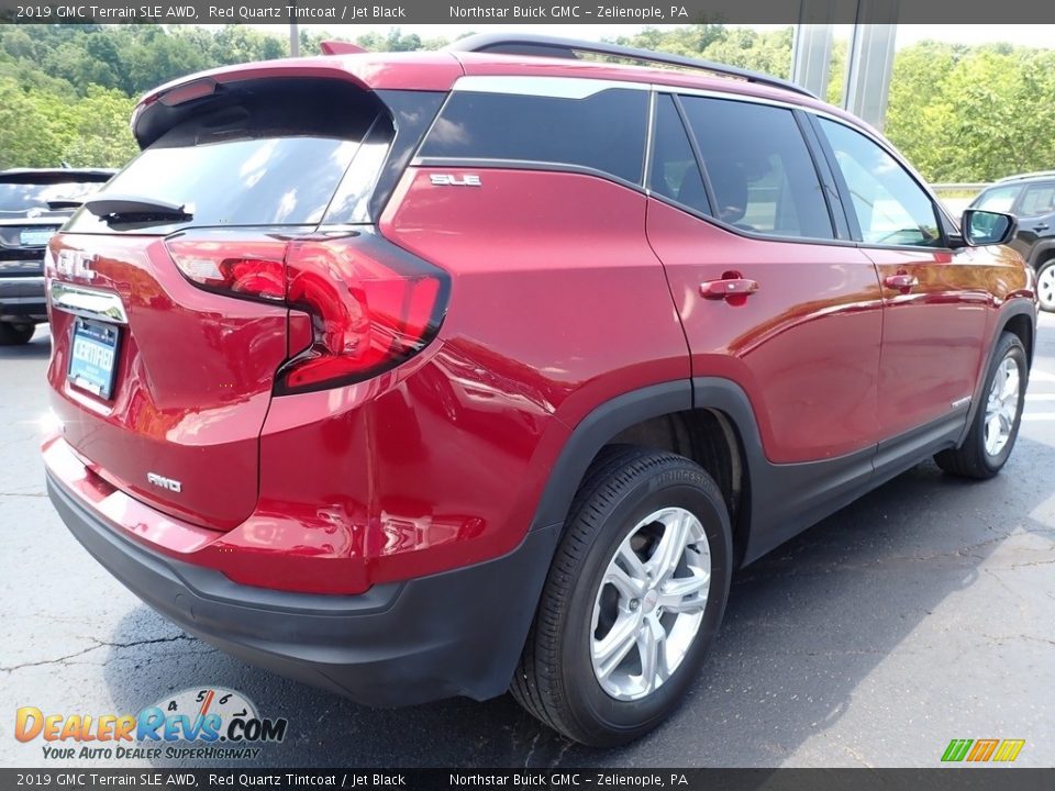 2019 GMC Terrain SLE AWD Red Quartz Tintcoat / Jet Black Photo #9