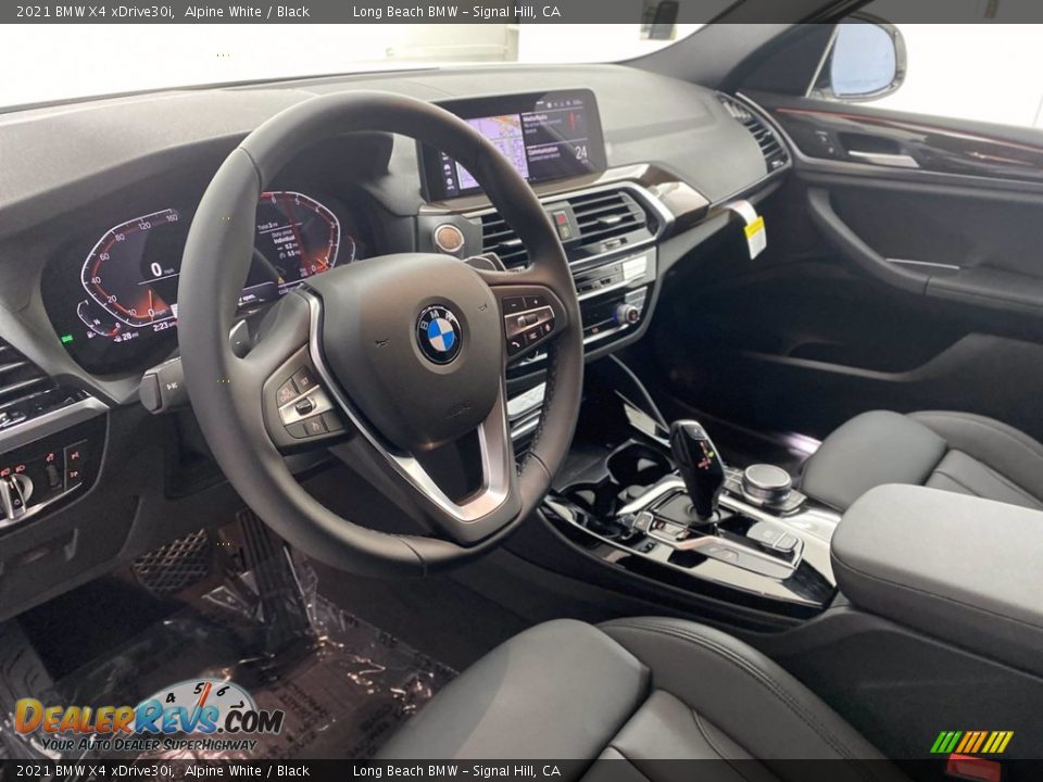 2021 BMW X4 xDrive30i Alpine White / Black Photo #12