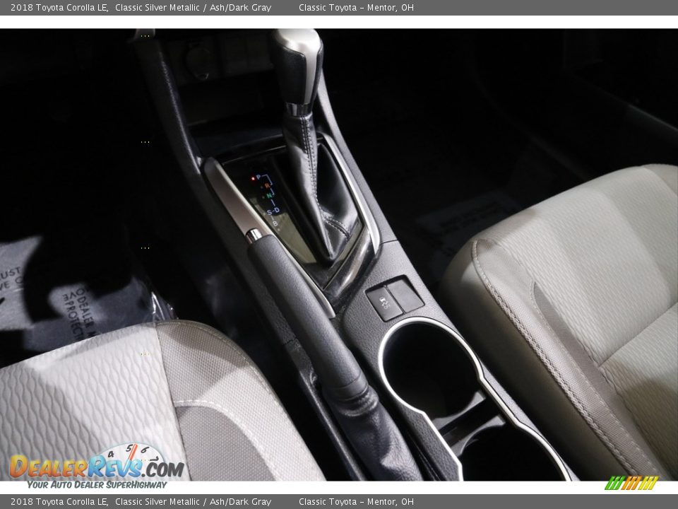 2018 Toyota Corolla LE Classic Silver Metallic / Ash/Dark Gray Photo #12