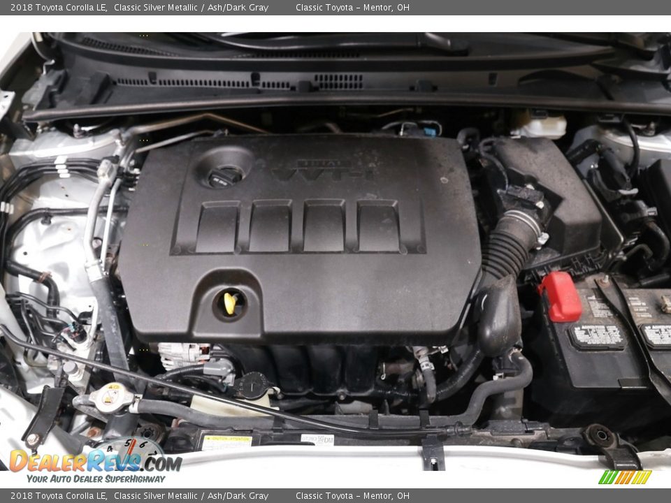 2018 Toyota Corolla LE Classic Silver Metallic / Ash/Dark Gray Photo #17