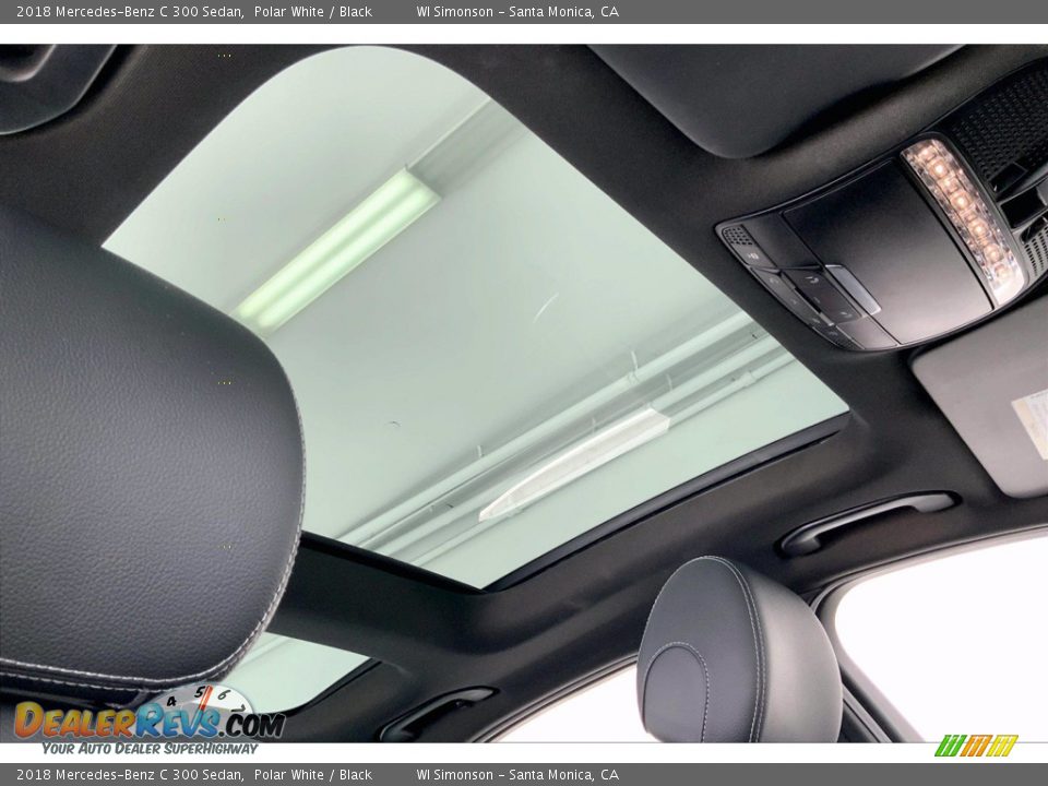 2018 Mercedes-Benz C 300 Sedan Polar White / Black Photo #25