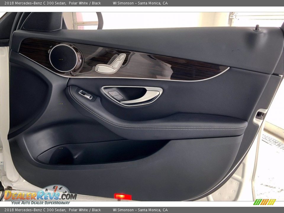 2018 Mercedes-Benz C 300 Sedan Polar White / Black Photo #27