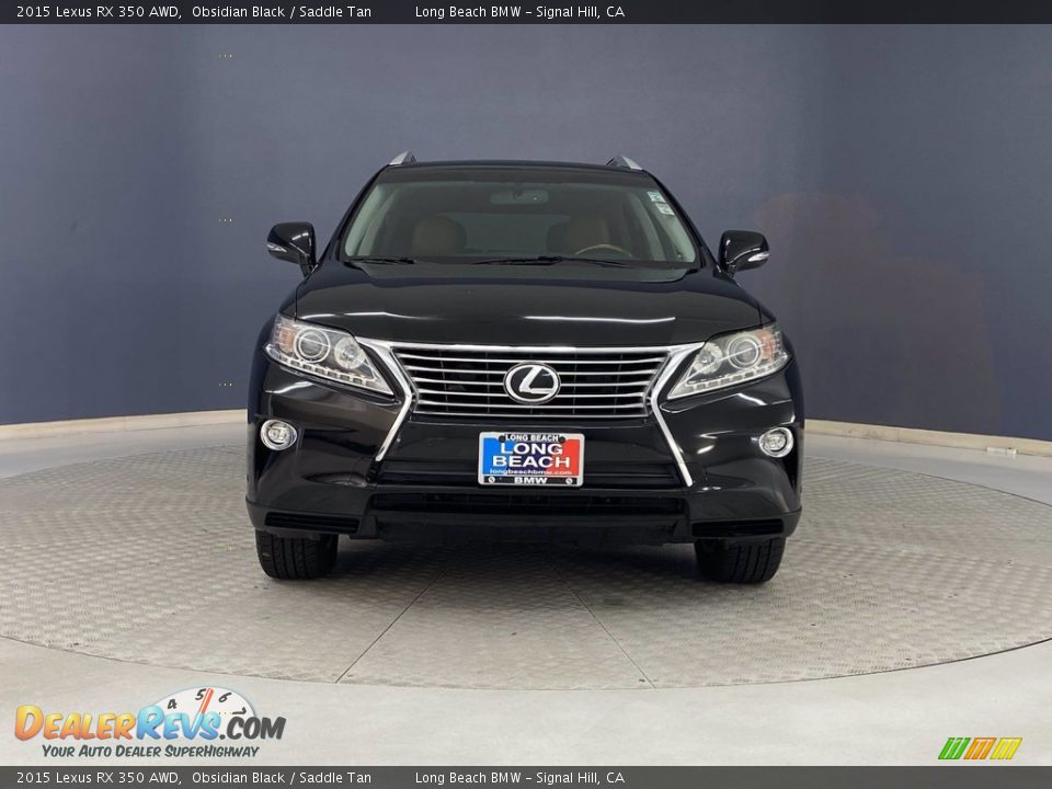 2015 Lexus RX 350 AWD Obsidian Black / Saddle Tan Photo #2