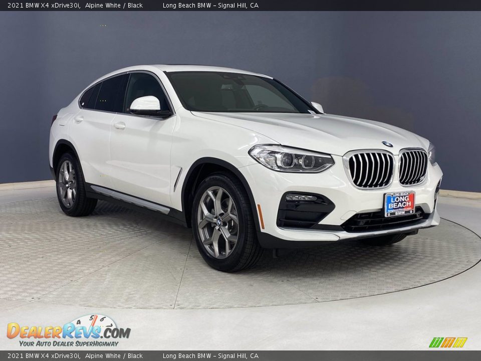 2021 BMW X4 xDrive30i Alpine White / Black Photo #27