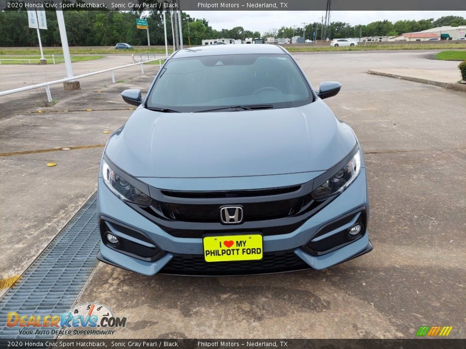 2020 Honda Civic Sport Hatchback Sonic Gray Pearl / Black Photo #2