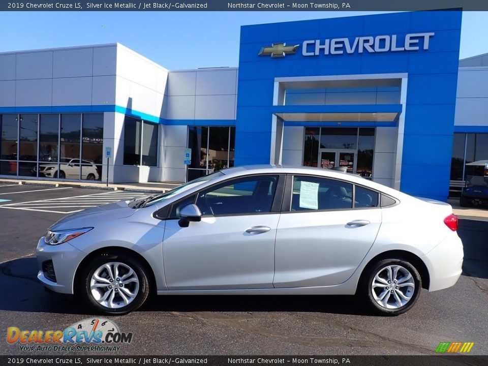 2019 Chevrolet Cruze LS Silver Ice Metallic / Jet Black/­Galvanized Photo #3