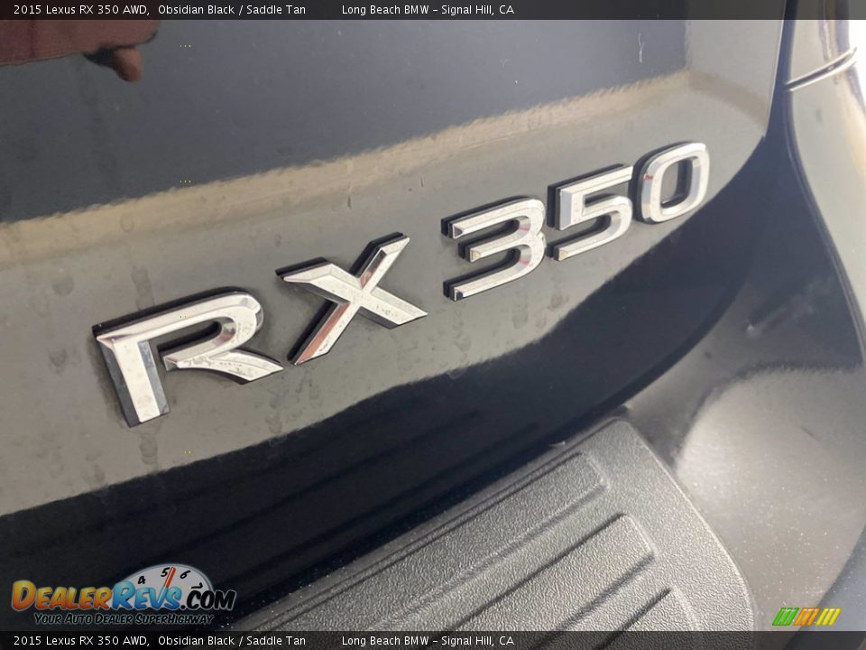 2015 Lexus RX 350 AWD Obsidian Black / Saddle Tan Photo #11