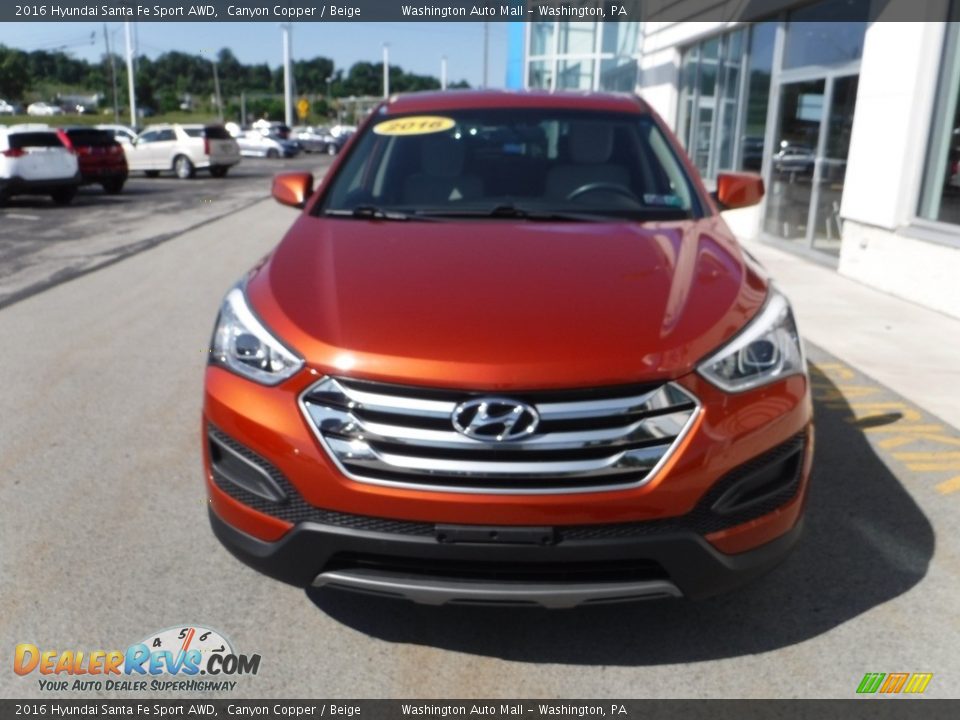 2016 Hyundai Santa Fe Sport AWD Canyon Copper / Beige Photo #3