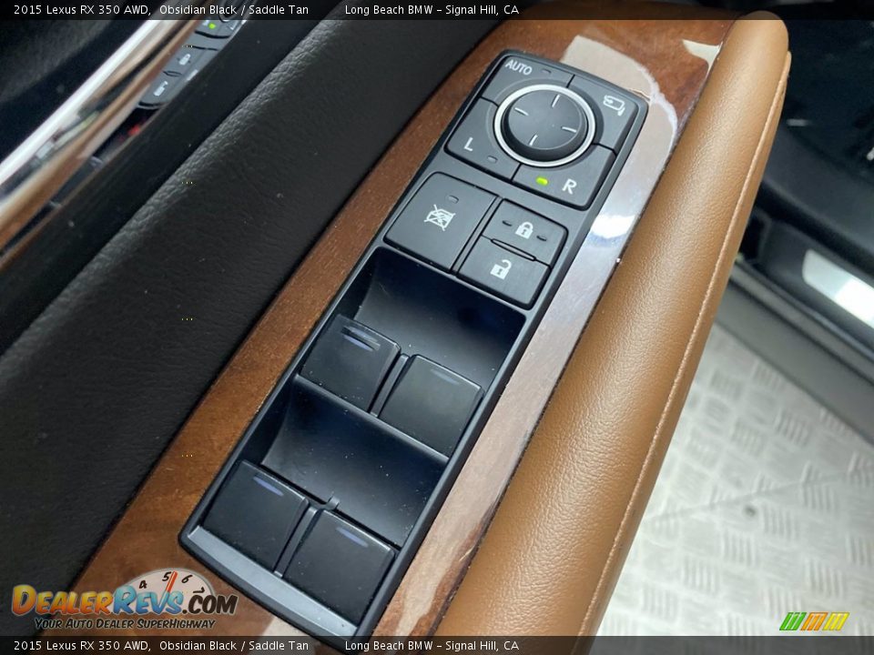 2015 Lexus RX 350 AWD Obsidian Black / Saddle Tan Photo #14