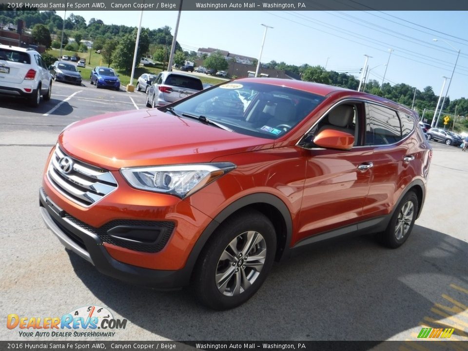 2016 Hyundai Santa Fe Sport AWD Canyon Copper / Beige Photo #4