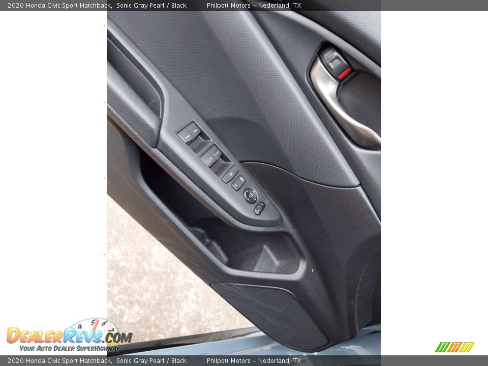 2020 Honda Civic Sport Hatchback Sonic Gray Pearl / Black Photo #14