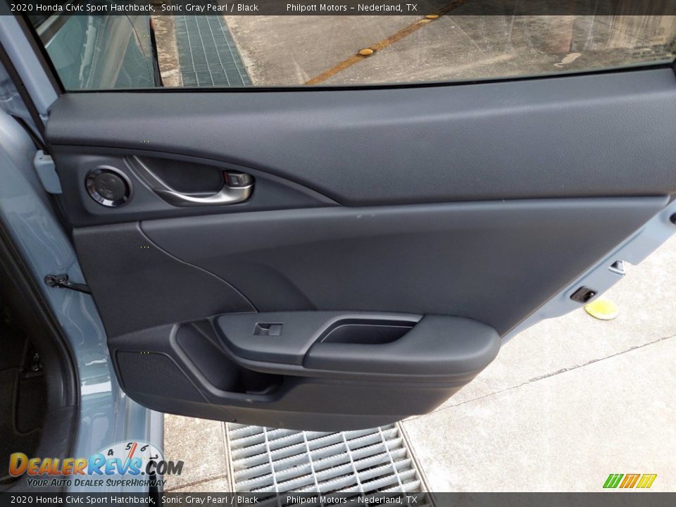 2020 Honda Civic Sport Hatchback Sonic Gray Pearl / Black Photo #26