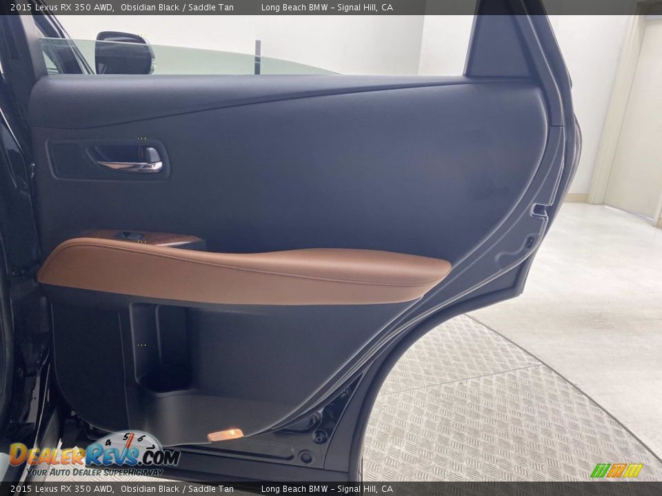 2015 Lexus RX 350 AWD Obsidian Black / Saddle Tan Photo #34