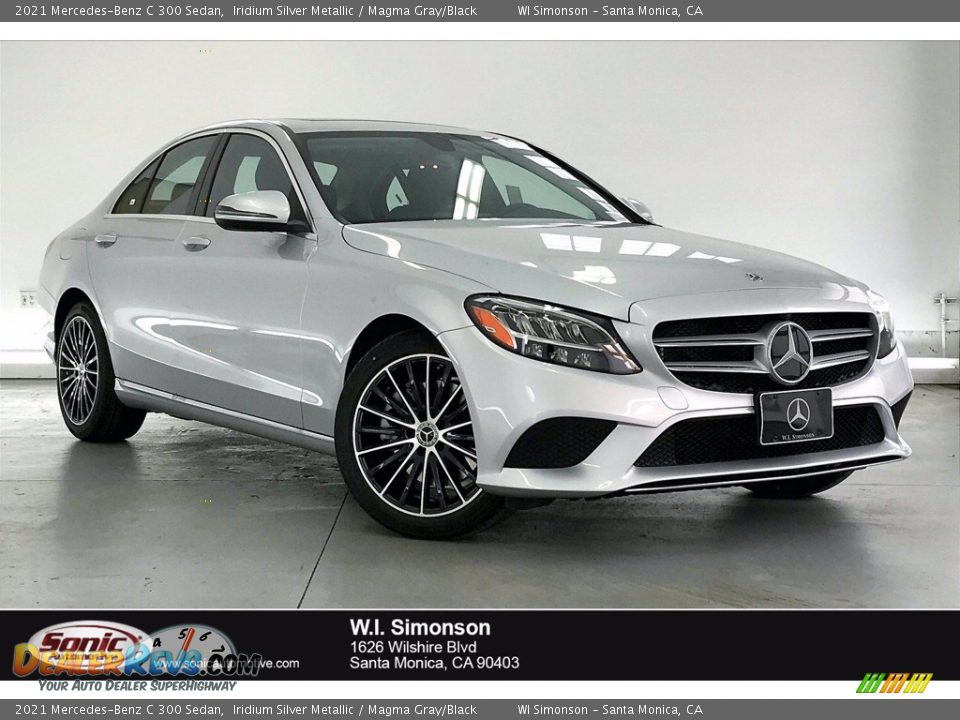 2021 Mercedes-Benz C 300 Sedan Iridium Silver Metallic / Magma Gray/Black Photo #1