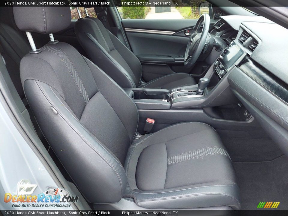 2020 Honda Civic Sport Hatchback Sonic Gray Pearl / Black Photo #29