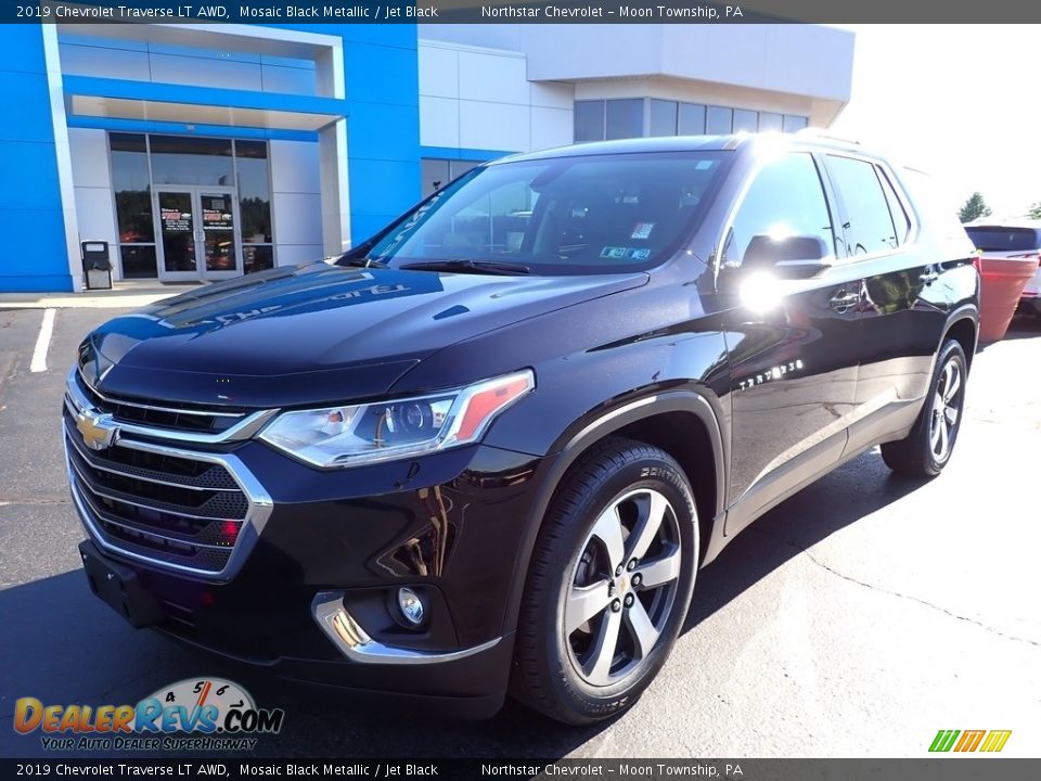 2019 Chevrolet Traverse LT AWD Mosaic Black Metallic / Jet Black Photo #2