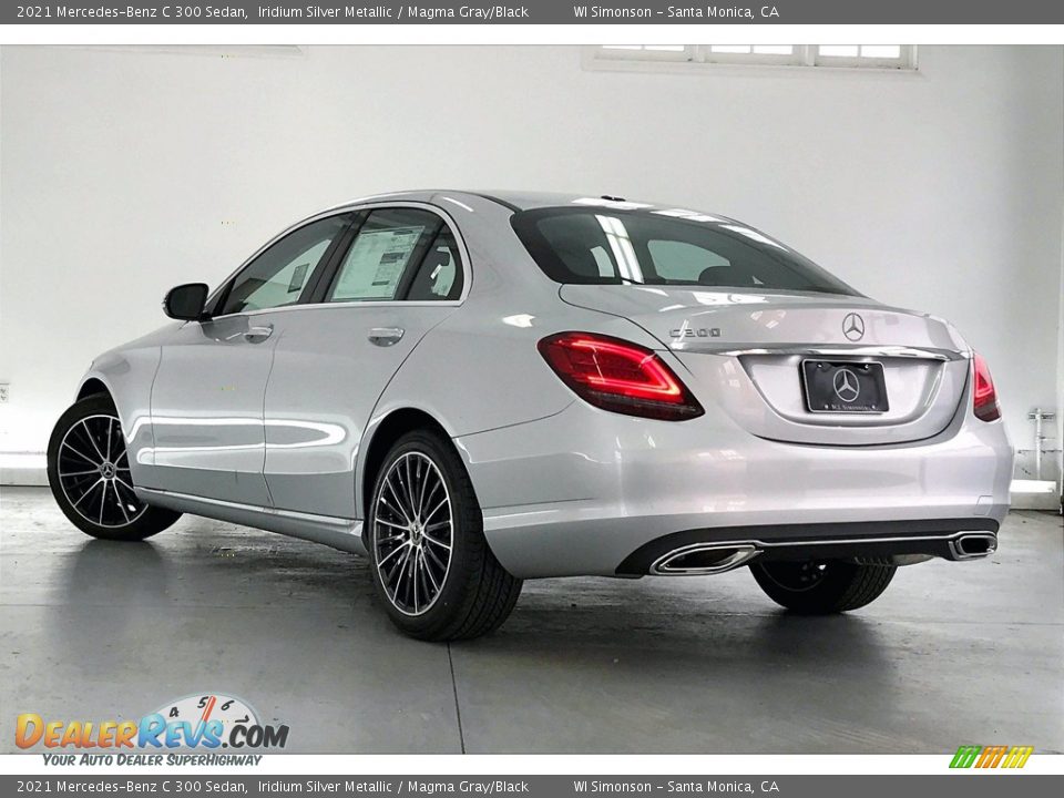 2021 Mercedes-Benz C 300 Sedan Iridium Silver Metallic / Magma Gray/Black Photo #2