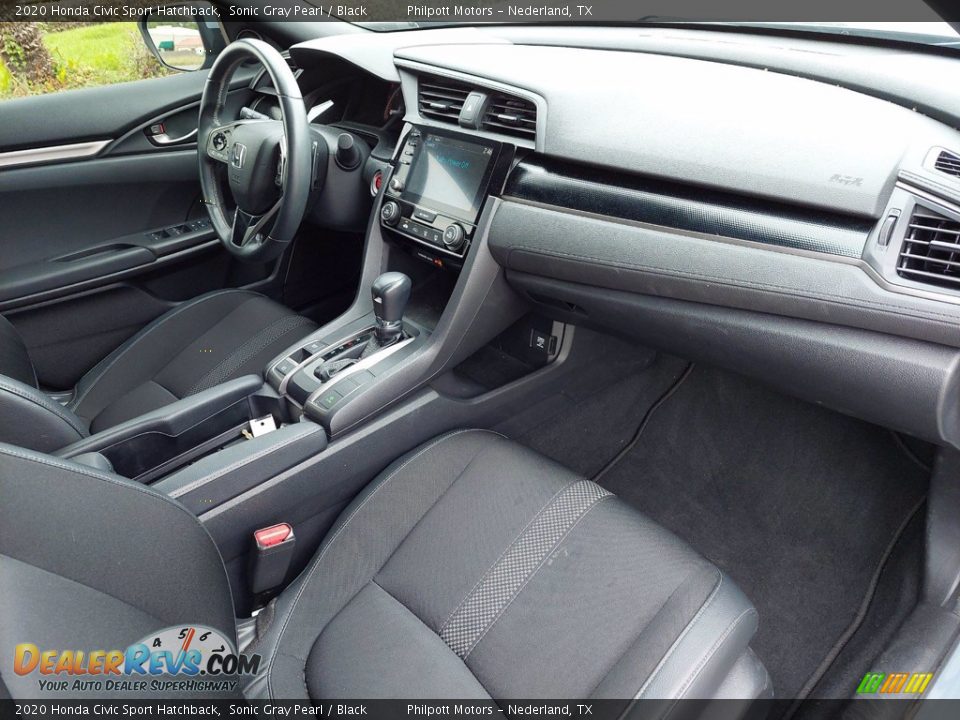 2020 Honda Civic Sport Hatchback Sonic Gray Pearl / Black Photo #30