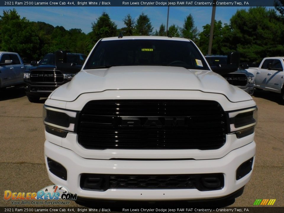 2021 Ram 2500 Laramie Crew Cab 4x4 Bright White / Black Photo #2