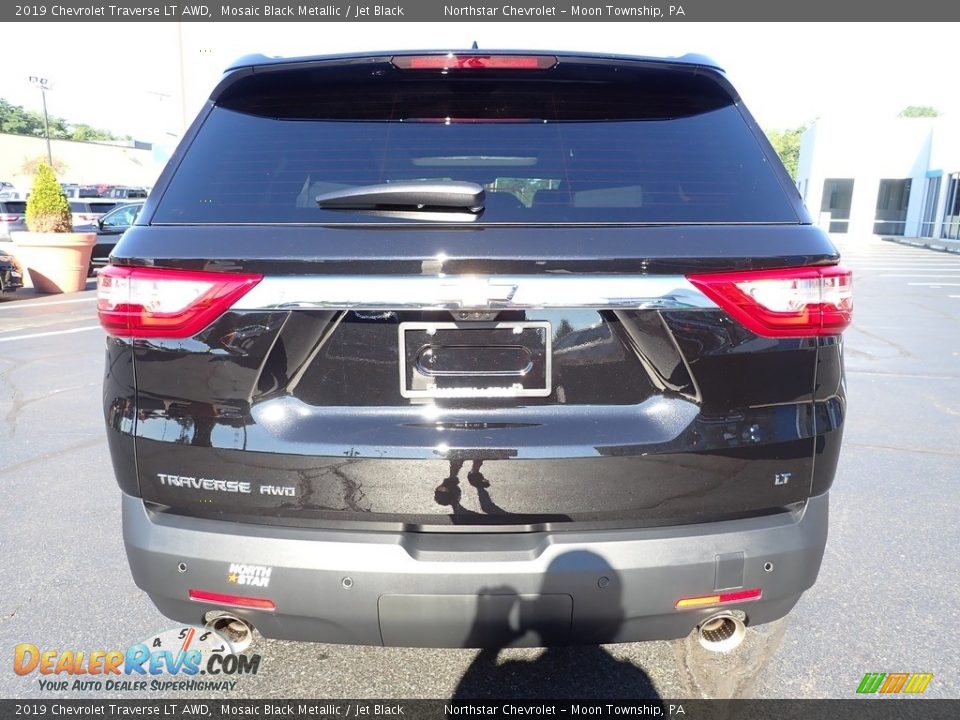 2019 Chevrolet Traverse LT AWD Mosaic Black Metallic / Jet Black Photo #6