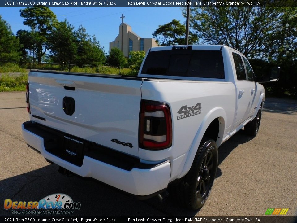 2021 Ram 2500 Laramie Crew Cab 4x4 Bright White / Black Photo #5