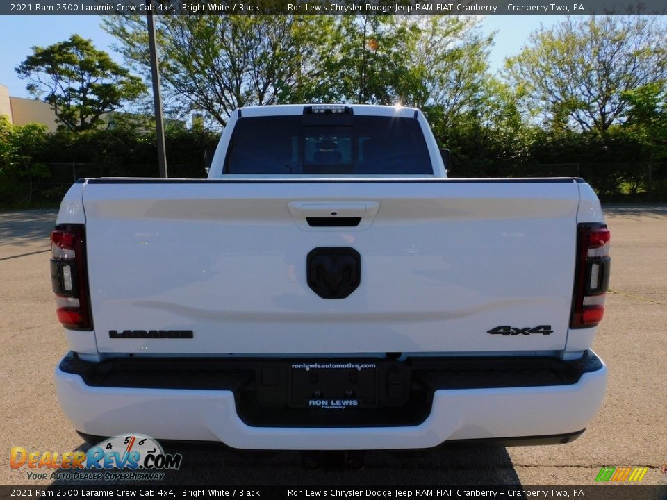 2021 Ram 2500 Laramie Crew Cab 4x4 Bright White / Black Photo #6