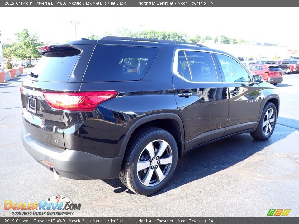 2019 Chevrolet Traverse LT AWD Mosaic Black Metallic / Jet Black Photo #9