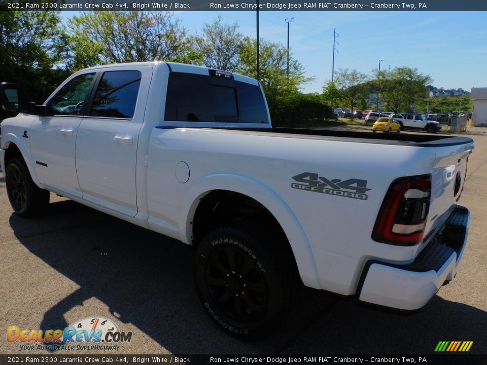 2021 Ram 2500 Laramie Crew Cab 4x4 Bright White / Black Photo #8