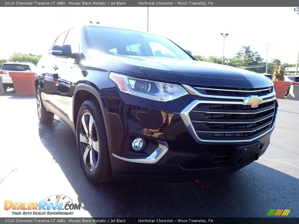 2019 Chevrolet Traverse LT AWD Mosaic Black Metallic / Jet Black Photo #12