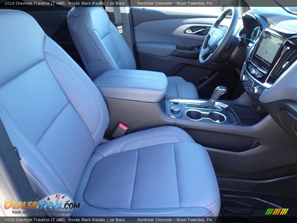 2019 Chevrolet Traverse LT AWD Mosaic Black Metallic / Jet Black Photo #15