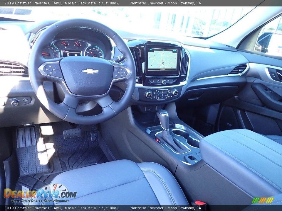 2019 Chevrolet Traverse LT AWD Mosaic Black Metallic / Jet Black Photo #23
