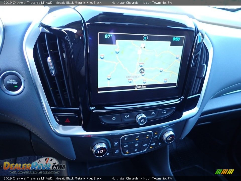2019 Chevrolet Traverse LT AWD Mosaic Black Metallic / Jet Black Photo #27