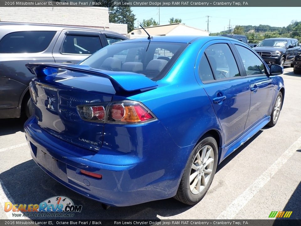 2016 Mitsubishi Lancer ES Octane Blue Pearl / Black Photo #3