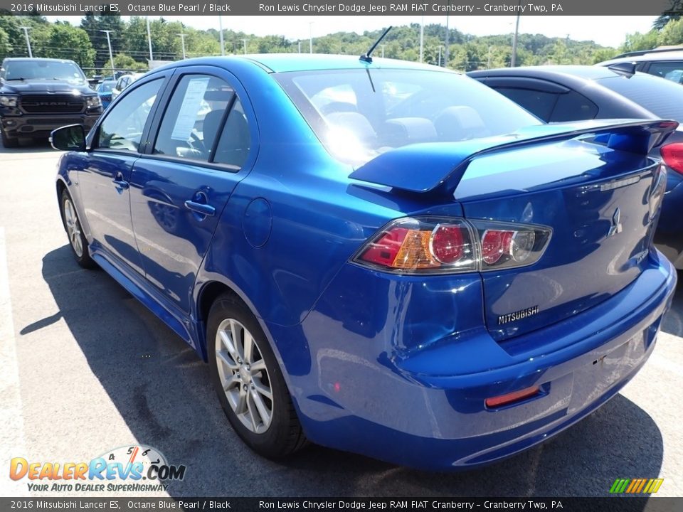 2016 Mitsubishi Lancer ES Octane Blue Pearl / Black Photo #4