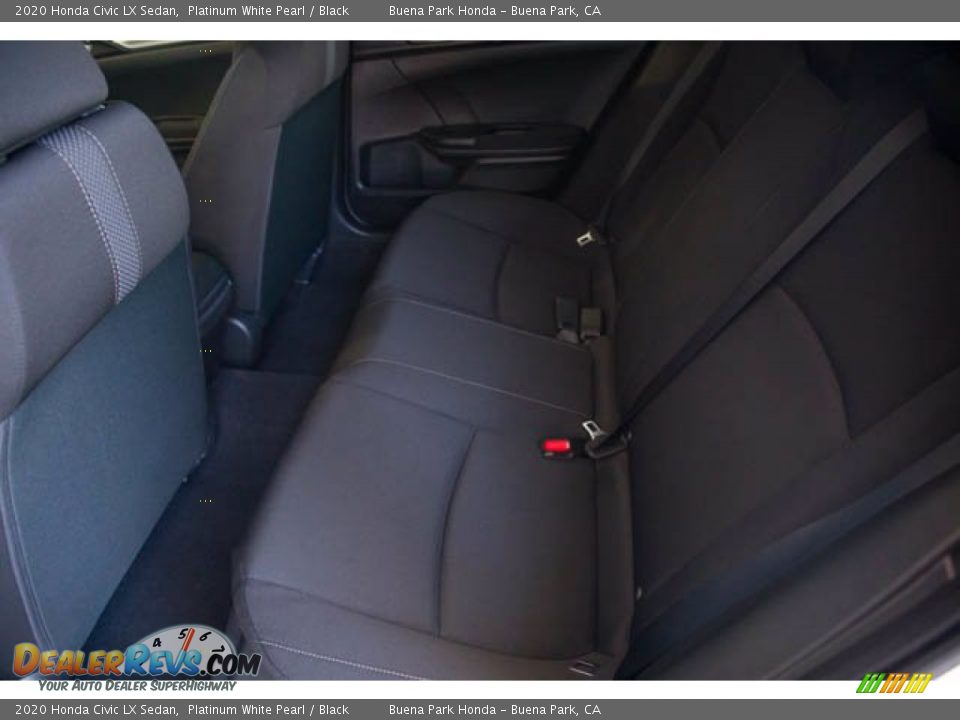 2020 Honda Civic LX Sedan Platinum White Pearl / Black Photo #4