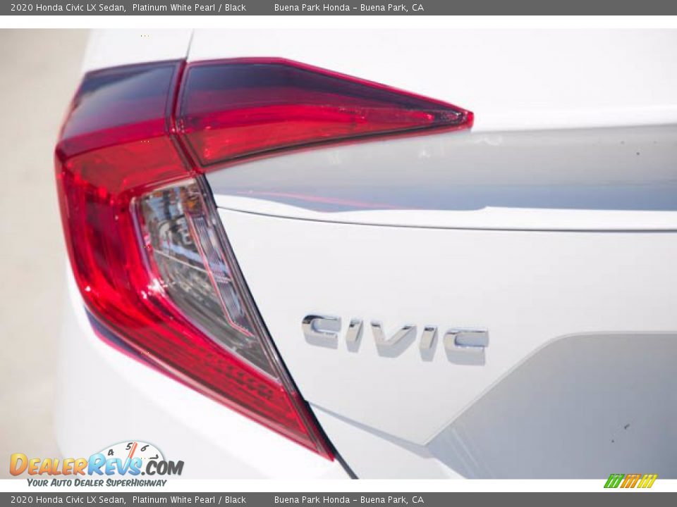 2020 Honda Civic LX Sedan Platinum White Pearl / Black Photo #12