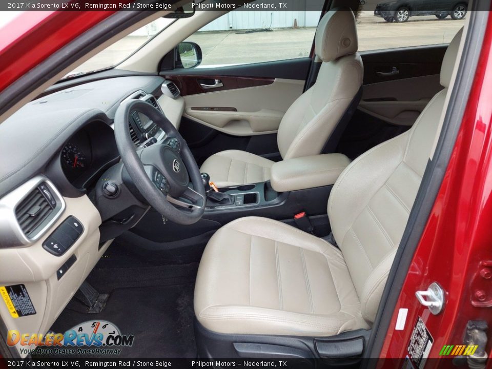 Stone Beige Interior - 2017 Kia Sorento LX V6 Photo #10