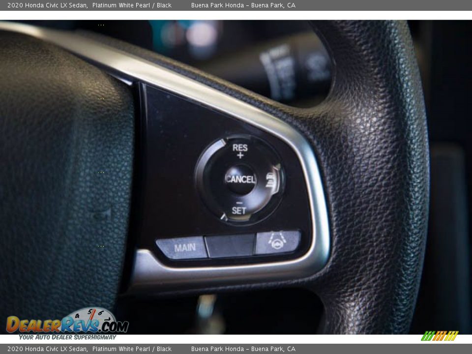 2020 Honda Civic LX Sedan Platinum White Pearl / Black Photo #17