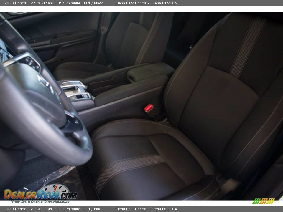2020 Honda Civic LX Sedan Platinum White Pearl / Black Photo #18