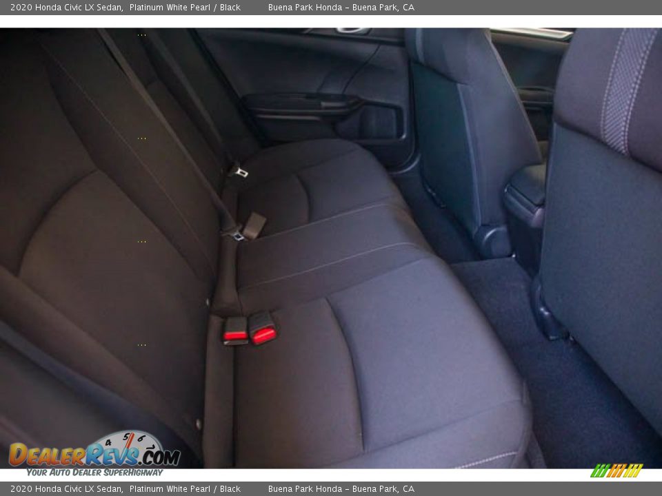 2020 Honda Civic LX Sedan Platinum White Pearl / Black Photo #21